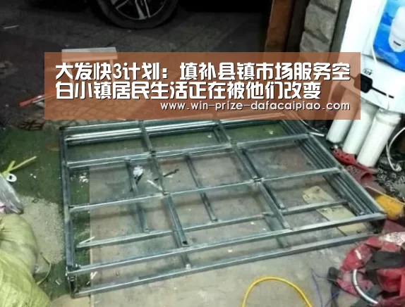 大发快3计划：填补县镇市场服务空白小镇居民生活正在被他们改变